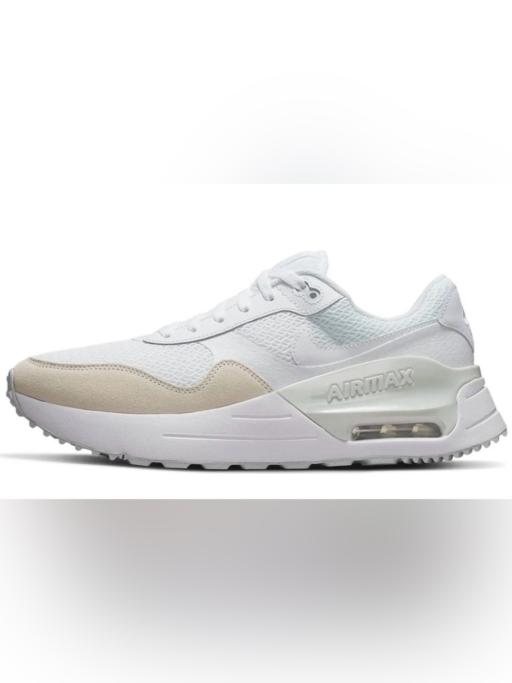 Nike Air Max SYSTM White/Pure Platinum colorway men's size 12
